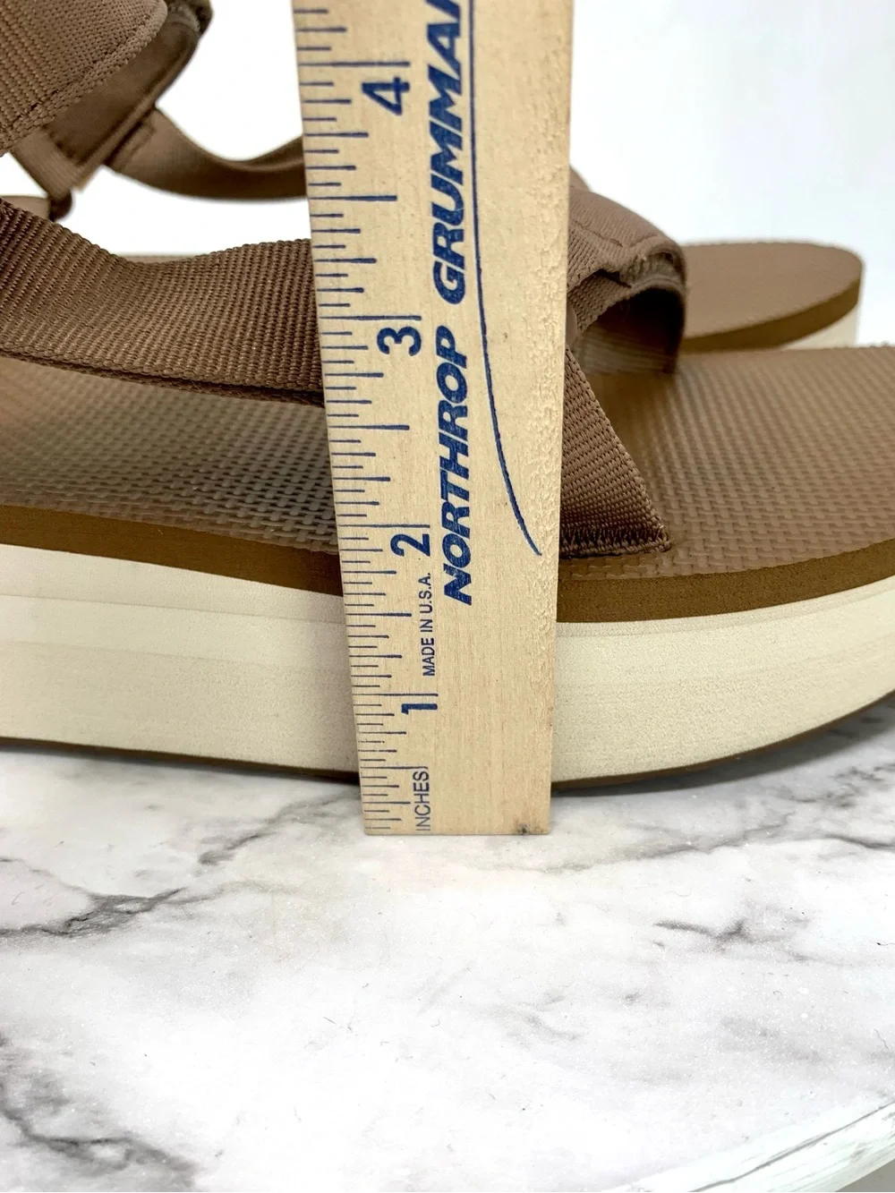 Teva Flatform Universal Adjustable Brown Sandals 10 Gorpcore Sporty Athleisure